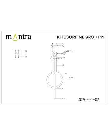 ***OFER/DES*** KITESURF NERGO * LÁMPARA 48W